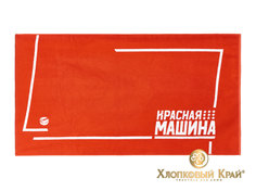 Банное полотенце Хлопковый Край красный 140*70 см (1 шт.)