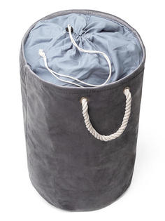 Корзина для белья DeNASTIA велюр, 36х56см, Н000017