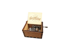 Музыкальная деревянная шкатулка-шарманка "Happy birthday to you" Правила Успеха