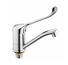 Смеситель для раковины,однорычажный смеситель с ручкой HANSEN H45015, цвет хром