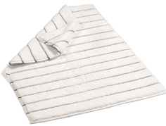 Коврик для ванной Terry Striped Casual Avenue white/dark grey (белый/серый) 60*90