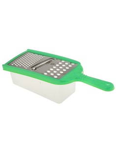 Терка с контейнером MULTI-FUNCTION GRATER, 12х8х5 см (Цвет: Зелёный) No Brand
