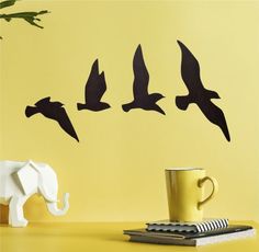 Панно настенное из дерева AFI DESIGN "Птицы мини", венге