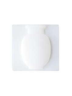 Настенная силиконовая ваза для цветов (Цвет: Белый ) No Brand