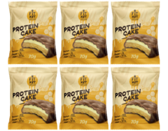 Fit Kit Protein Cake, 6шт x 70г (Медовый крем)