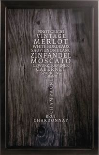 Копилка для винных пробок "Вина мира", 29x45 см, венге,массив дерева, Дубравия, KRI-033-SW