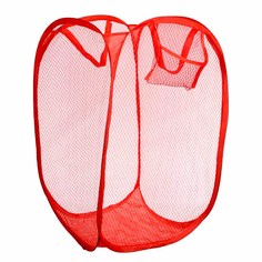 Складная корзина для игрушек Красная, 55х34 см No Brand