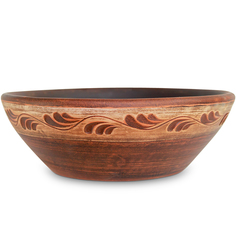 Миска порционная ангоб 1,3л Солнечногорская керамика