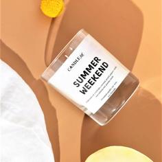 Ароматическая свеча SUMMER WEEKEND Летние выходные - с хлопковым фитилем CANDLE ME