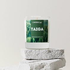 Ароматическая свеча TAIGA Тайга - с хлопковым фитилем CANDLE ME