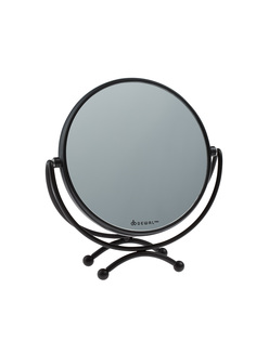 Зеркало DEWAL , в черной оправе, 18,5 х 19 см MR-320black