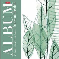 Альбом для рисования акварелью. Hatber. 20 листов. 220х220мм. Цветочное вдохновение