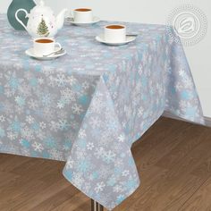 Скатерть столовая "Льдинка" 150х120 АРТ ДИЗАЙН