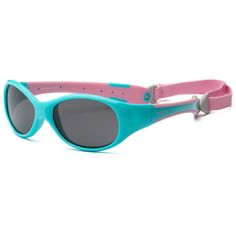 Детские солнцезащитные очки Real Kids Explorer 4+ розовый, бирюза