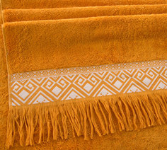 Полотенце махровое Индиана темно-оранжевый (70х140) Текс-Дизайн