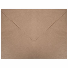 Конверты (290х390 мм) КРАФТ, без клея, 90 г/м2, КОМПЛЕКТ 500 шт., треугольный клапан РЯЖСКАЯ ПЕЧАТНАЯ ФАБРИКА