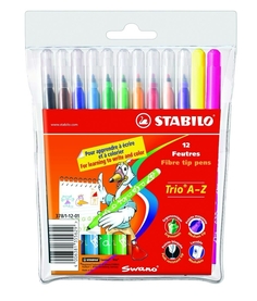НАБОР ФЛОМАСТЕРОВ "СТАБИЛО" Трио 12цветов арт.378/1-12-01 Stabilo