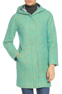 Пальто женское ФАРТ ФАВОРИТА 201 зеленое 48