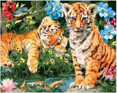 Картина по номерам Paintboy Original GX 38896 Сон тигренка 40x50см