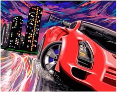 Картина по номерам Paintboy Original GX 38946 Жажда скорости 40x50см