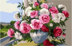 Картина по номерам Paintboy Original CX 4179 Букет на окне 20*30