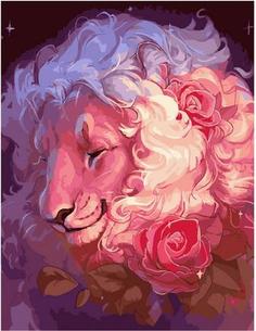 Картина по номерам Paintboy Original GX 39024 Улыбка льва 40x50см