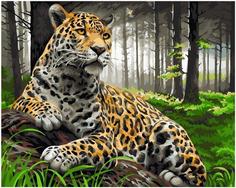 Картина по номерам Paintboy Original GX 39045 Задумчевость хищьника 40x50см