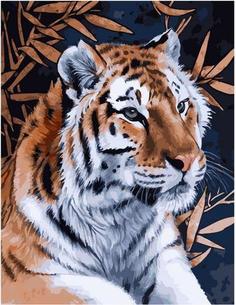 Картина по номерам Paintboy Original GX 38918 Задумчивый тигр 40x50см