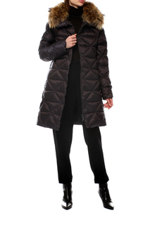 Утепленное пальто женское La Reine Blanche 207815000 dark grey 48