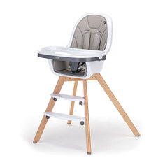 Стульчик для кормления Nuovita Gourmet Grigio, Legno/Серый, Деревянный