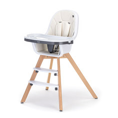 Стульчик для кормления Nuovita Gourmet Lattiero, Legno/Молочный, Деревянный