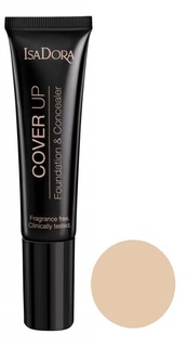 Тональный крем-корректор IsaDora COVER UP FOUNDATION & CONCEALER 62 35 мл