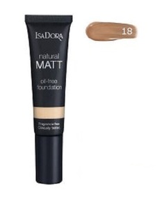 Тональный крем IsaDora Natural Matt Oil-Free Foundation тон 18 Matt Almond 35 мл