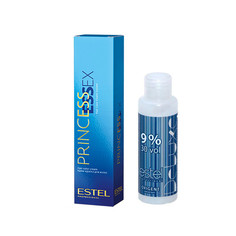 Набор: краска ESTEL PRINCESS ESSEX 9/00, блондин для седины (40) + крем-оксигент 9%