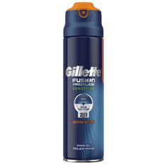 Гель для бритья Gillette Fusion proglide sensitive Active sport 200 мл