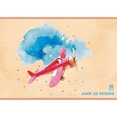 Альбом для рисования Listoff Полет фантазии (20л.,110г/м2,скрепка) А202156