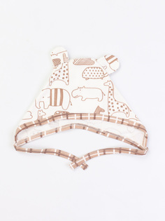 Чепчик Little Friend Котмаркот 1121039 для новорожденных молочный р.48