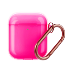 Чехол Deppa TPU Neon для AirPods 1/2 Pink
