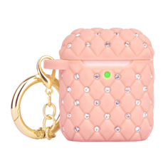 Чехол Deppa TPU Crystal для AirPods 1/2 Pink