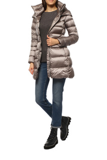 Пуховик женский add OAW223 серый 40