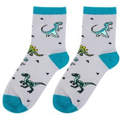 Носки детские Kawaii Factory Динозавры, размер20-22 (7-9 лет)