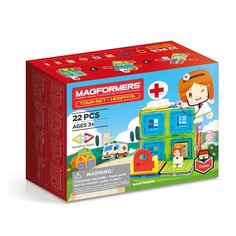 Магнитный конструктор Town Set Hospital MAGFORMERS 207005