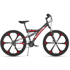 Велосипед Bravo Rock 26 D FW черный/красный/белый 2020-2021 16" (HD00000829)