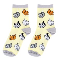 Носки женские Kawaii factory Разные коты желтые 35-39