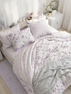 Пододеяльник Сказка "Хризантемы/Классика" евро 200х215 см