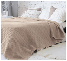 Покрывало Dome Ribbed dakke 220x240 Бежевое