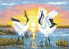Набор для вышивания Сделай Своими Руками ССР.Ж-04 Журавли X 26,5х20 см