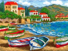 Набор для вышивания Сделай Своими Руками ССР.Л-13 Лазурная бухта 35х26 см