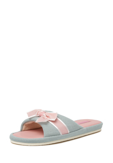 Домашние тапочки женские Smile of Milady SM-400-006 зеленые 40-41 RU