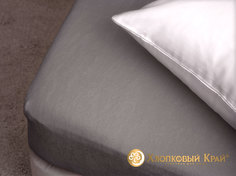 Натяжная простыня на резинке "Графит" Хлопковый край Хлопковый Край 64822